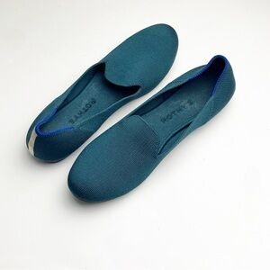 ROTHY’S Almond Toe Knit Slip The Loafer Flats, Size 8